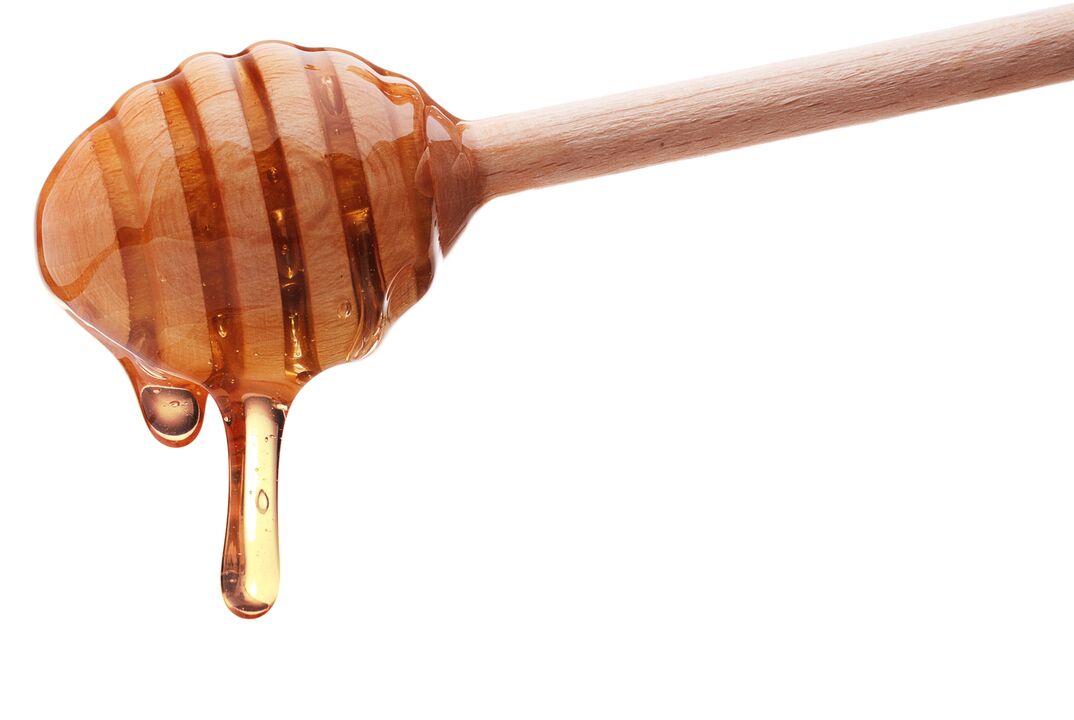 мед символизирует мужскую смазку при возбуждении